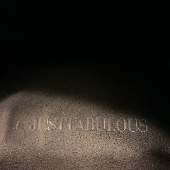 JustFab Maryanne Women's Black Faux Suede Heeled Ankle Boots Size 10 - Picture 11 of 12